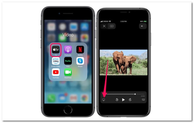 Mirror iPhone to Apple TV App Icon