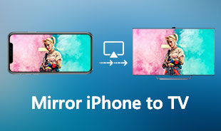 Mettre en miroir l'iPhone sur la télévision