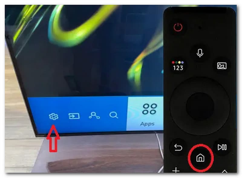 Wyłącz telewizor Samsung Bluetooth