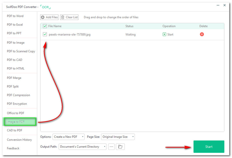 Gambar Terbaik ke PDF SwifDoo PDF