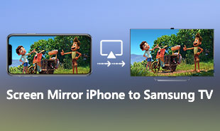 Miroir d'écran de l'iPhone au téléviseur Samsung
