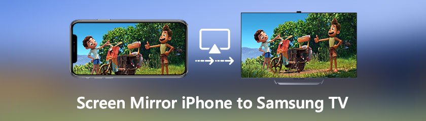Gương màn hình iPhone sang Samsung TV