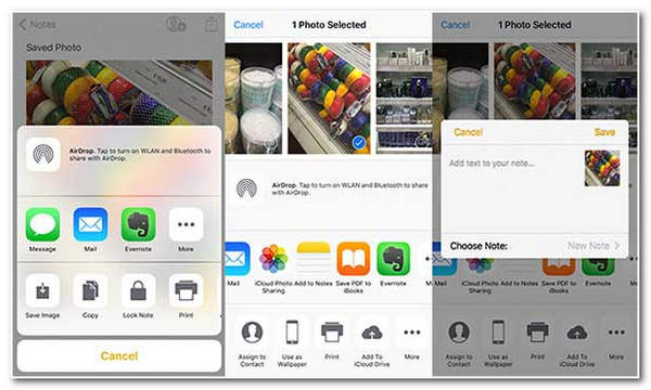 iOS bloquea imágenes en la aplicación Notes en iPhone