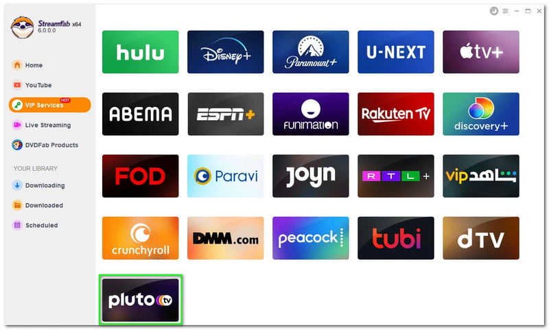 Pluto TV Guide Como baixar filmes de Pluto TV Streaming Services