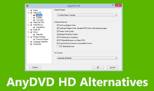 Alle DVD HD-alternativer