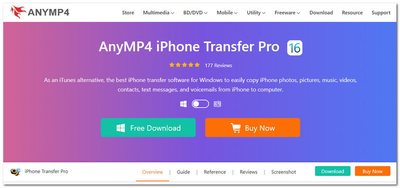 Come eliminare i contatti su iPhone AnyMP4 iPhone Transfer Pro Scarica Installa