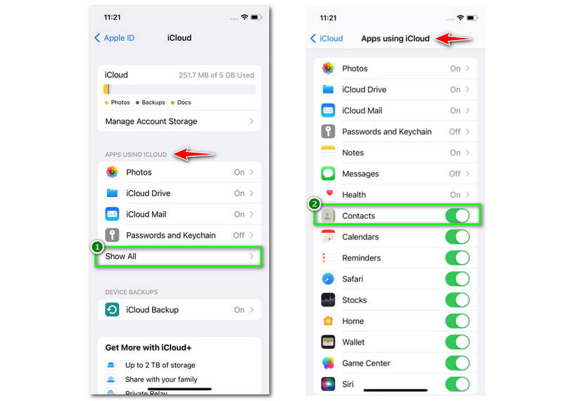 How to Delete Contacts on iPhone Show All Button Contacts