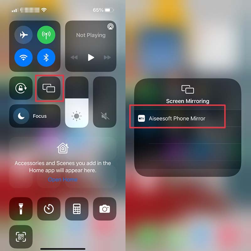 Aiseesoft फोन मिरर स्क्रीन iPhone