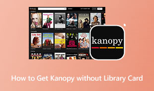 Como obter o Kanopy-Sem cartão da biblioteca