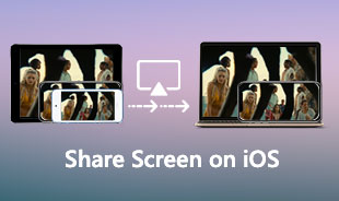 Hvordan dele skjerm på iPhone iPad s
