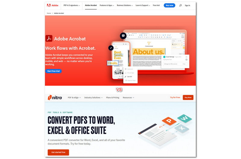 Ulasan Nitro PDF pro vs Adobe Acrobat