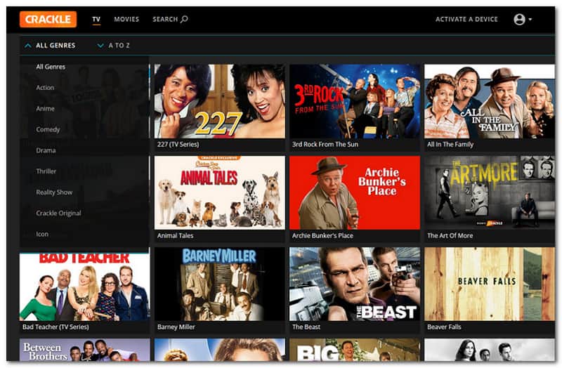 Popcorn Time Alternativer Crackle