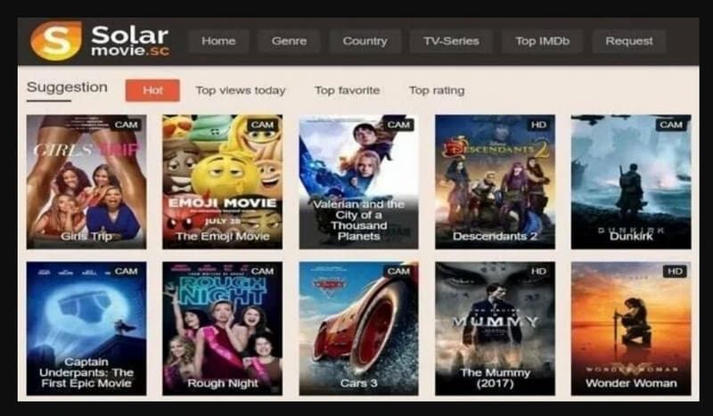 Solar Movie Alternatif untuk Arsip Internet