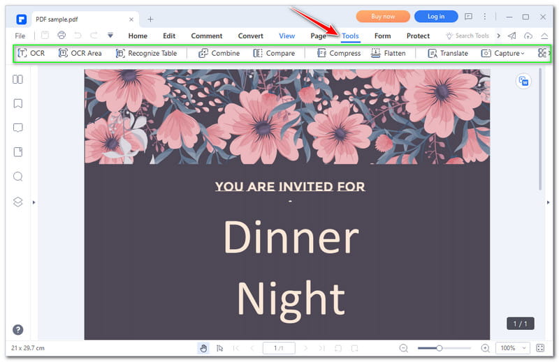 Alat Semakan Elemen PDF Wondershare