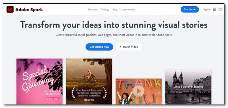 Adobe Sparks Bermula Secara Percuma