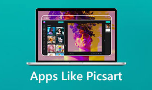 Các ứng dụng như Picsart