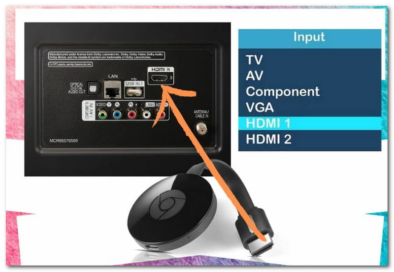 크롬 연결 HDMI