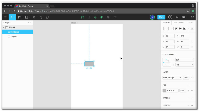 Figma Aligning Triangle