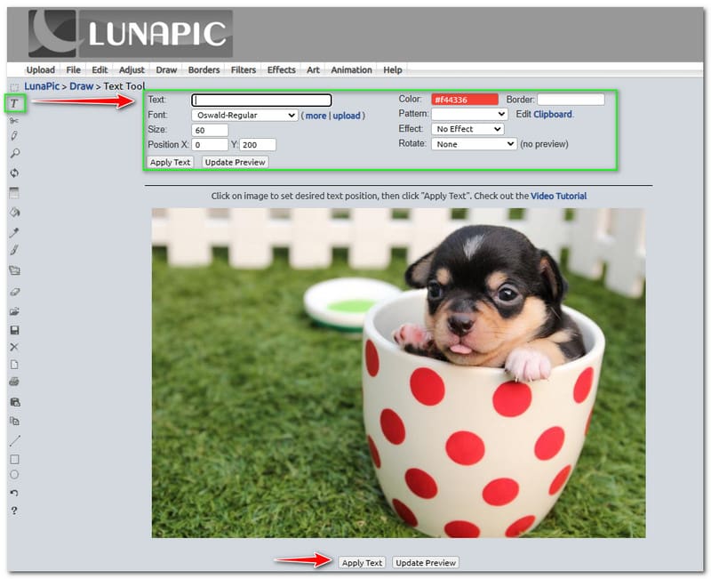 Lunapic Reviews Add Text to Photo