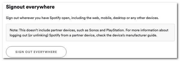 Odhlaste se ze Spotify ze všech zařízení