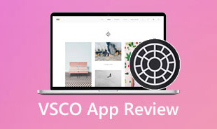 Avaliação do aplicativo VSCO