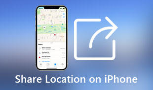 Compartilhar localização no iPhone s
