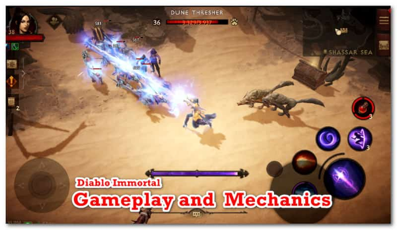 Gameplay și mecanică Diablo Immortal