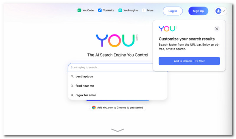 YouChat Search Engine