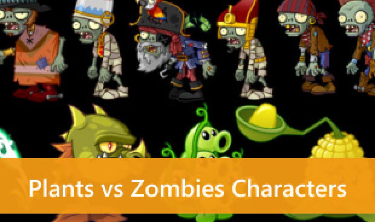 Personajes de Plants vs. Zombies: Listas de nombres con imágenes, image size:1200x712
