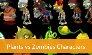 Personagem Plants vs Zombies