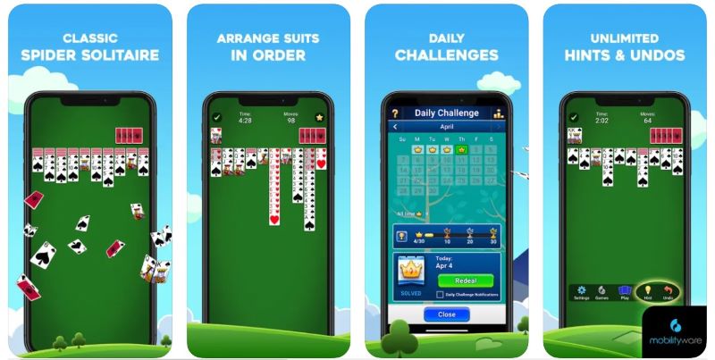 Spider Solitaire Phần mềm di động