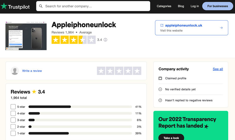 Apple iPhone Unlock UK Recenzije prijevara