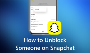 Hur man avblockerar någon på Snapchat