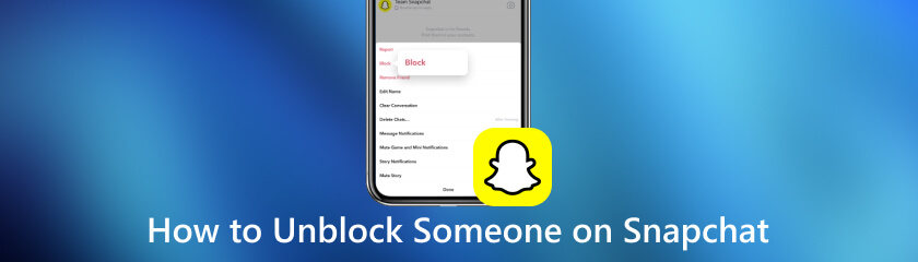 Come sbloccare qualcuno su Snapchat