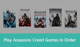 Spela Assassins Creed-spel i ordning