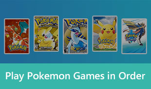 Spill Pokémon-spill i rekkefølge