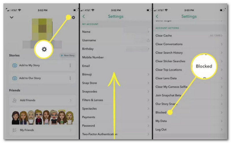 Snapchat Account Settings