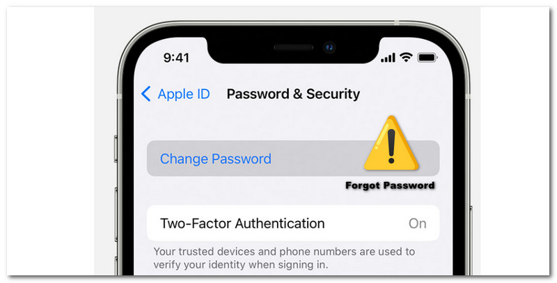 Apple ID Elfelejtett jelszó