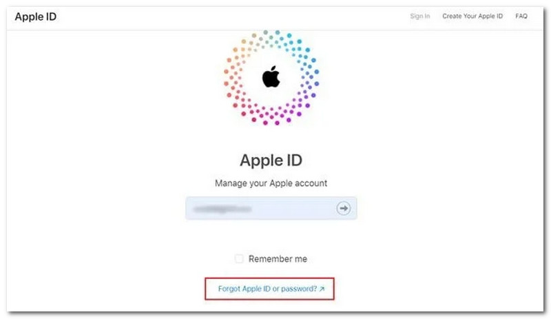 Apple ID Forgot Password