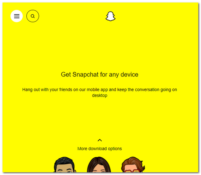 Block Someone on Snapchat Web