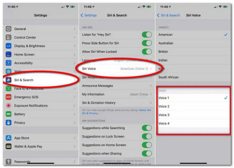Αλλάξτε το SIRI Voice στο iPhone