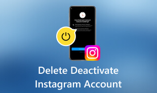 Ta bort Inaktivera Instagram-konto