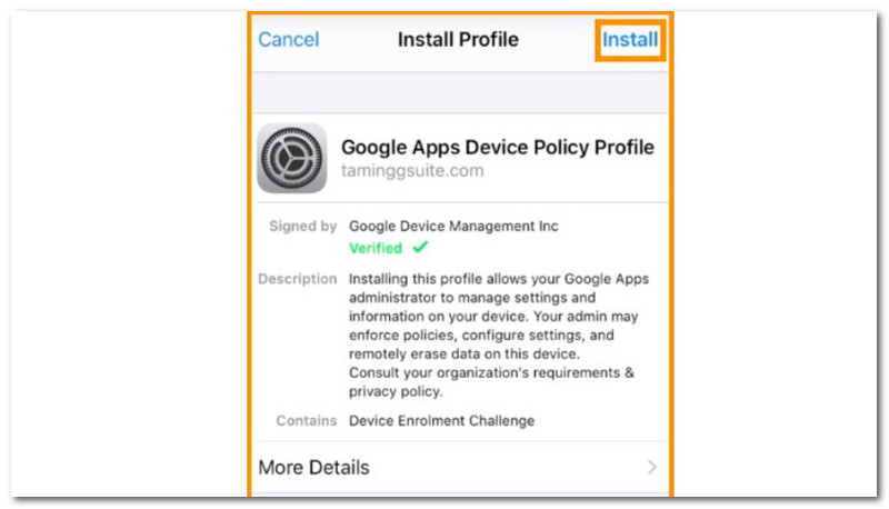 Google Device Policy