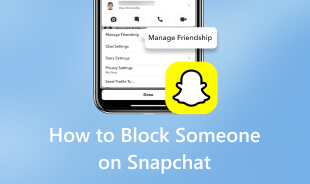 Cách để Chặn ai đó trên Snapchat