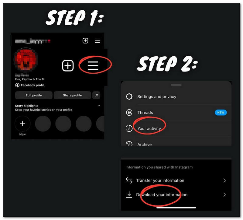 Instagram 下載您的訊息