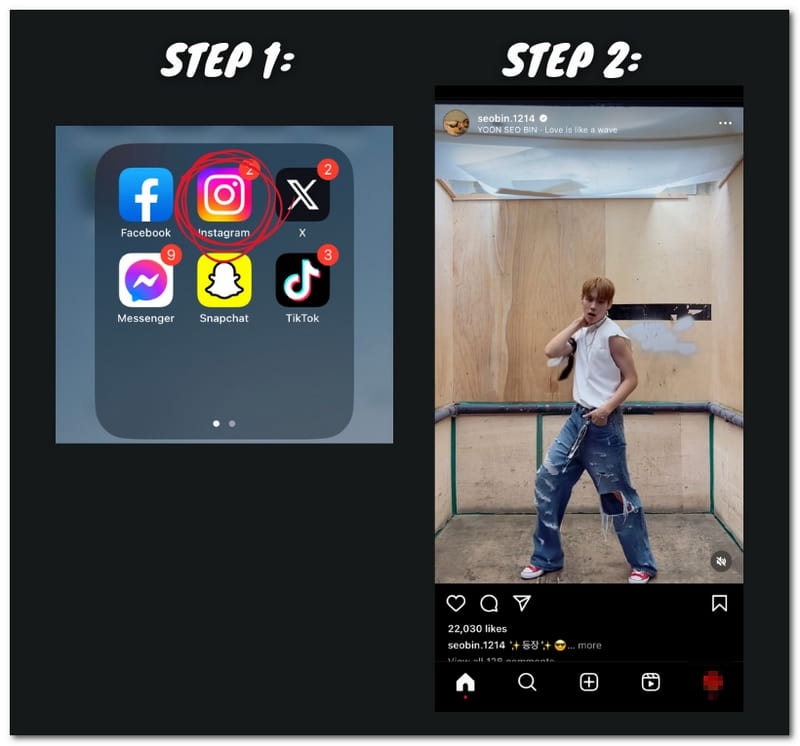 Instagram Go to Post