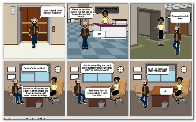 Storyboard That Customer Support