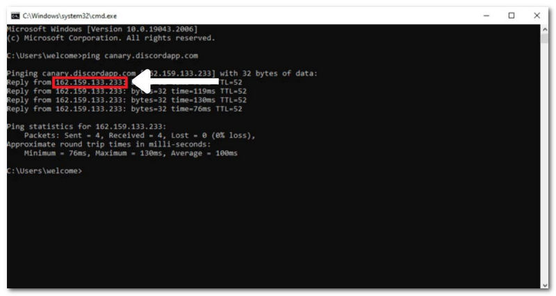 Canary IP Address