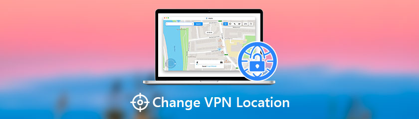Como alterar a localização da VPN