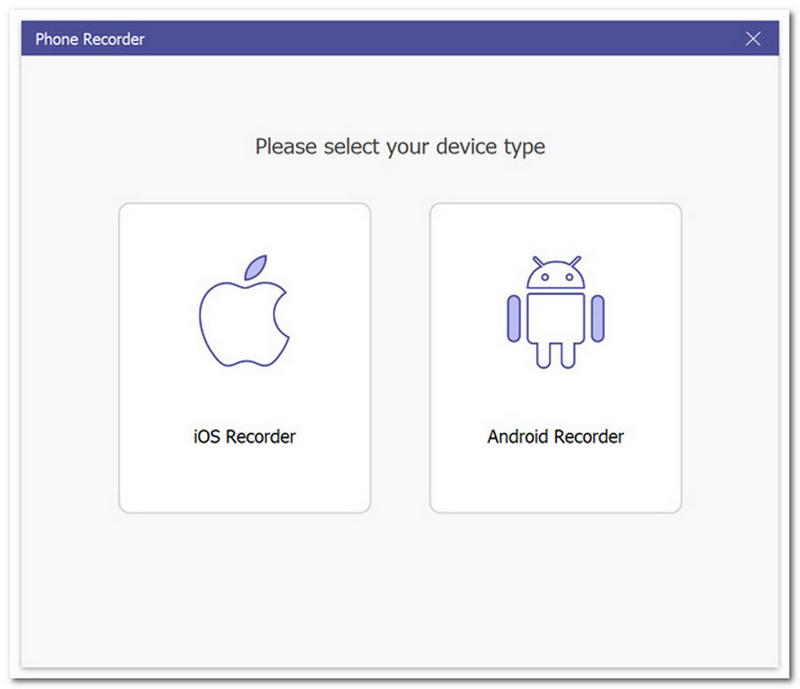 Kliknij opcję Rejestrator iOS